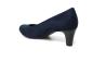 Preview: Stilsicher Pumps in blau Velours /Textil  bis GR 11